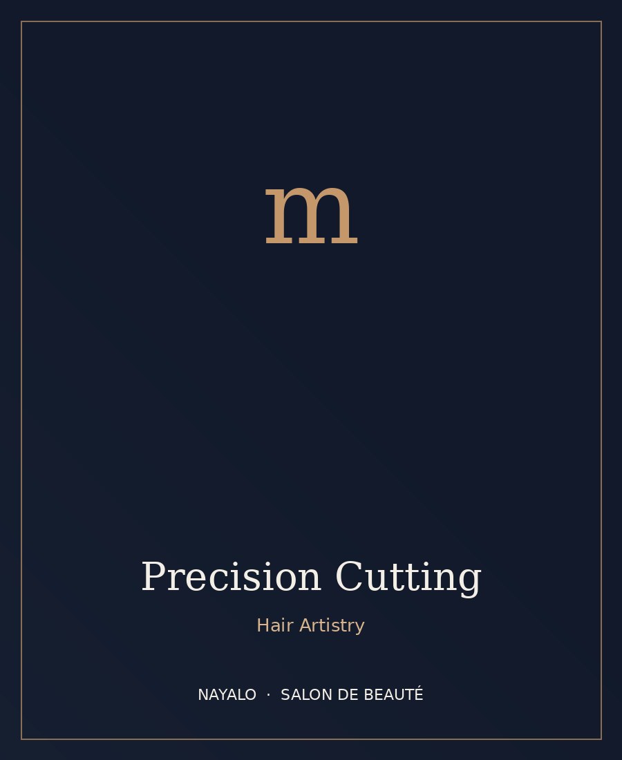 Precision Cutting at NAYALO Salon de Beauté